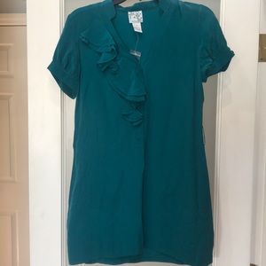 NWT Anthropologie silk tunic